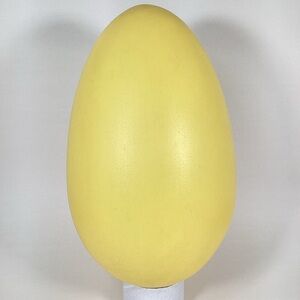 Vintage Easter Egg Blow Mold Yellow 13” Tall General Foam Plastics